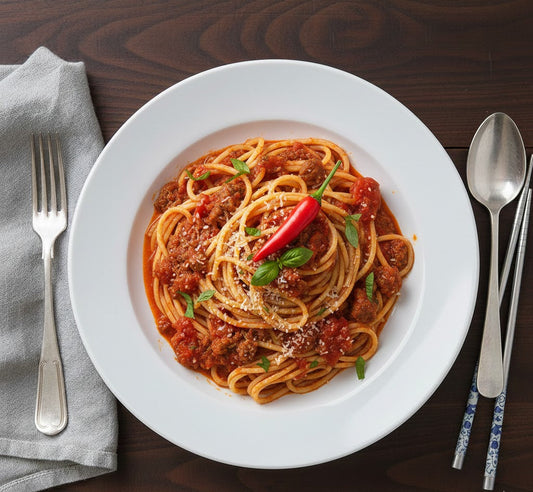 Pasta Arrabbiata rund