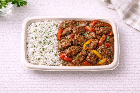 Rund Stoof met groentes