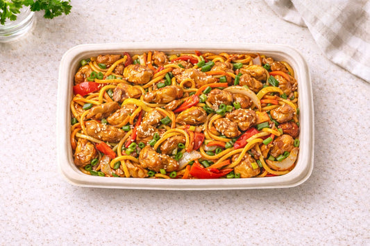 Stir-fry chicken wok